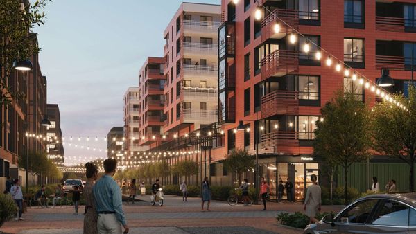 Rzut Doki Living - Mieszkanie na sprzedaż, Gdańsk, Śródmieście, 2640400  PLN