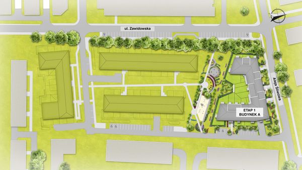 Rzut Osiedle Park Świetlików - Mieszkanie na sprzedaż, Wrocław, Fabryczna, 545088  PLN