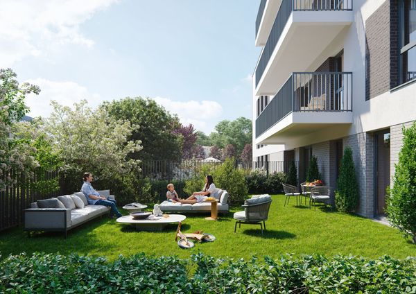 Rzut Zielono Mi - Mieszkanie na sprzedaż, Warszawa, Mokotów