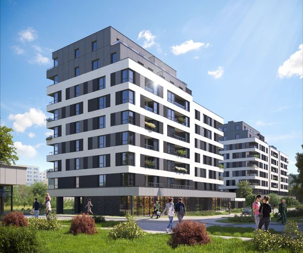 Rzut Piasta Towers bud. 86 i 86a - Mieszkanie na sprzedaż, Kraków, Mistrzejowice, 613536  PLN