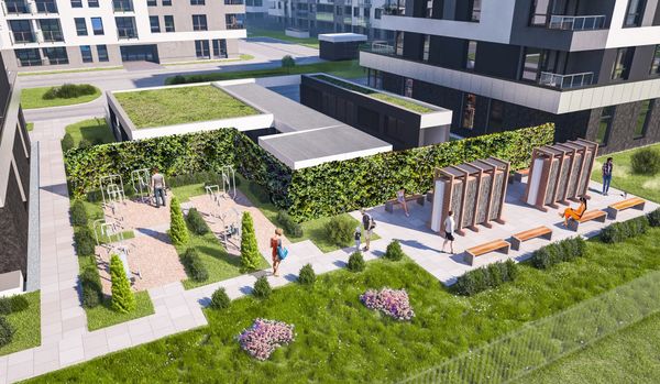 Rzut Piasta Towers bud. 86 i 86a - Mieszkanie na sprzedaż, Kraków, Mistrzejowice, 624012  PLN