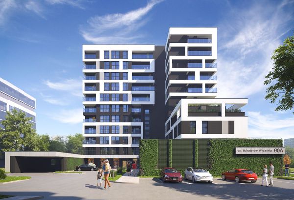 Rzut Piasta Towers bud. 9 - Mieszkanie na sprzedaż, Kraków, Mistrzejowice, 740672  PLN