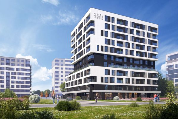 Rzut Piasta Towers bud. 9 - Mieszkanie na sprzedaż, Kraków, Mistrzejowice, 1011366  PLN