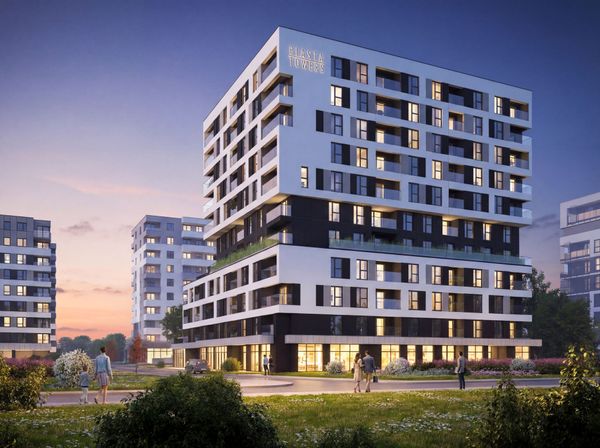 Rzut Piasta Towers bud. 9 - Mieszkanie na sprzedaż, Kraków, Mistrzejowice, 820664  PLN