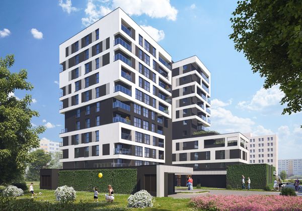 Rzut Piasta Towers bud. 9 - Mieszkanie na sprzedaż, Kraków, Mistrzejowice, 1158614  PLN