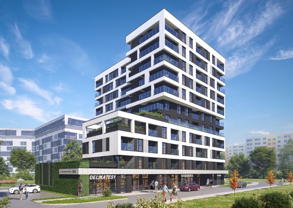 Rzut Piasta Towers bud. 9 - Mieszkanie na sprzedaż, Kraków, Mistrzejowice, 1295126  PLN