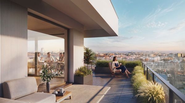 Rzut Strada Wybickiego - Mieszkanie na sprzedaż, Kraków, Krowodrza, 890380  PLN