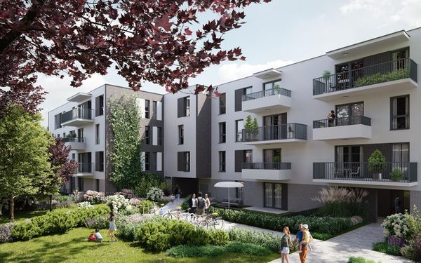 Rzut Zielono Mi - Mieszkanie na sprzedaż, Warszawa, Mokotów