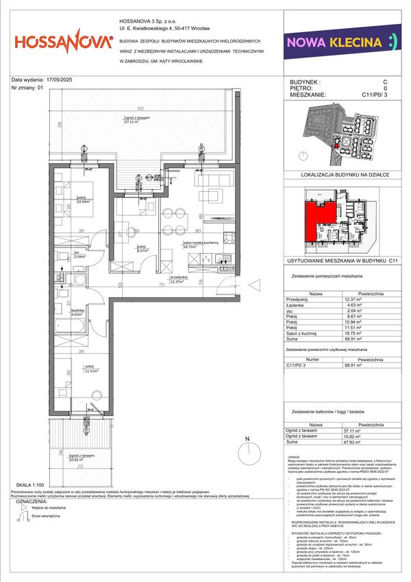 Rzut Nowa Klecina - C11-P0-3