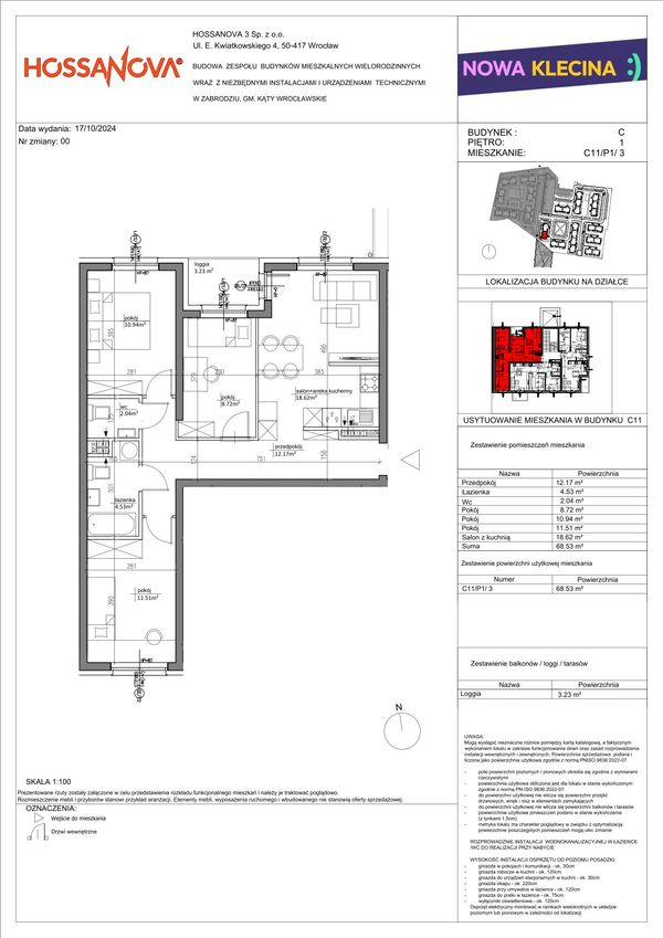 Rzut Nowa Klecina - C11-P1-3
