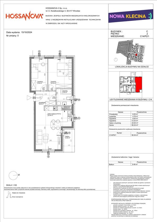 Rzut Nowa Klecina - C14-P2-1