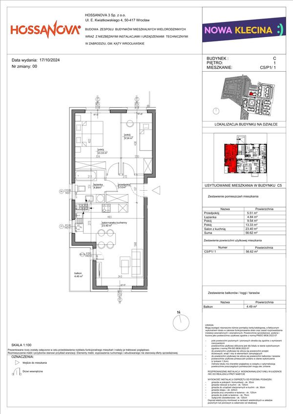Rzut Nowa Klecina - C5-P1-1