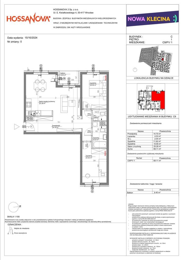 Rzut Nowa Klecina - C9-P1-1