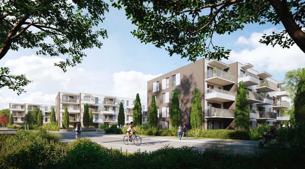 Rzut Zielono Mi - Mieszkanie na sprzedaż, Warszawa, Mokotów