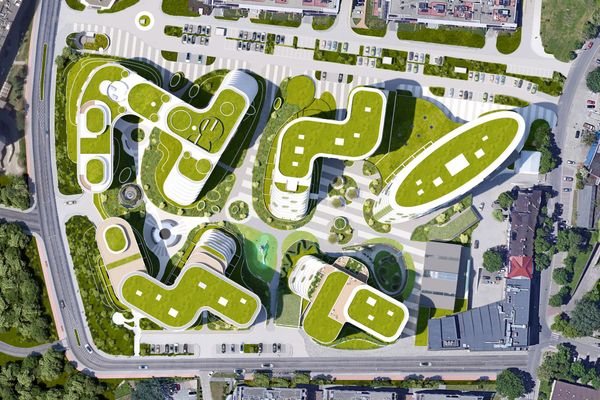 Rzut Wiślane Tarasy 2.0 - Mieszkanie na sprzedaż, Kraków, Grzegórzki, 1445049  PLN