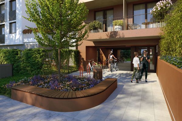 Rzut Osiedle Międzyleska - Mieszkanie na sprzedaż, Wrocław, Krzyki, 752221  PLN