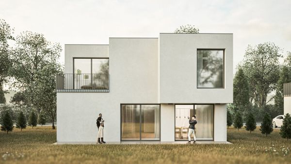 Rzut Nowe Piekary - Dom na sprzedaż, Piekary Śląskie, Os. Wieczorka I