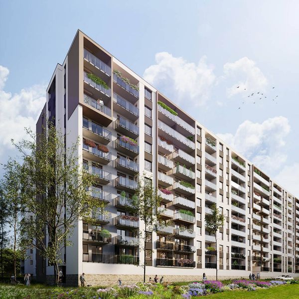 Rzut Piekarska Park - Mieszkanie na sprzedaż, Łódź, Bałuty, 839209  PLN