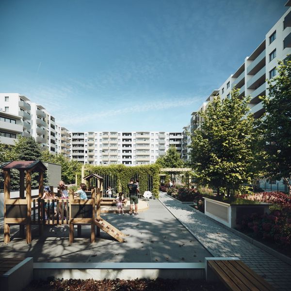 Rzut Południk 17 II - Mieszkanie na sprzedaż, Wrocław, Krzyki, 601297  PLN