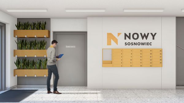 Rzut Nowy Sosnowiec - Mieszkanie na sprzedaż, Sosnowiec, Zagórze, 474290  PLN