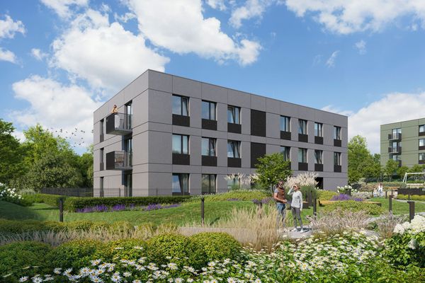 Rzut Mieszkaj w mieście - Załęska od Nowa - Mieszkanie na sprzedaż, Katowice, Brynów, 554000  PLN