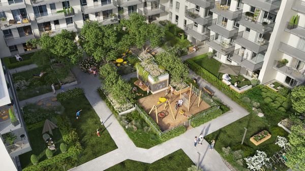 Rzut Osiedle Botanika - Mieszkanie na sprzedaż, Skierniewice, Zadębie, 414200  PLN