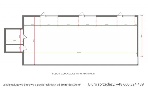Rzut Lokalne Rewiry - Komercyjne lokal na sprzedaż, inne, 621000  PLN