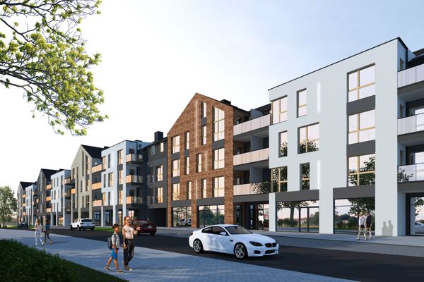Rzut Brick House - Mieszkanie na sprzedaż, Koszalin, Śródmieście, 370000  PLN