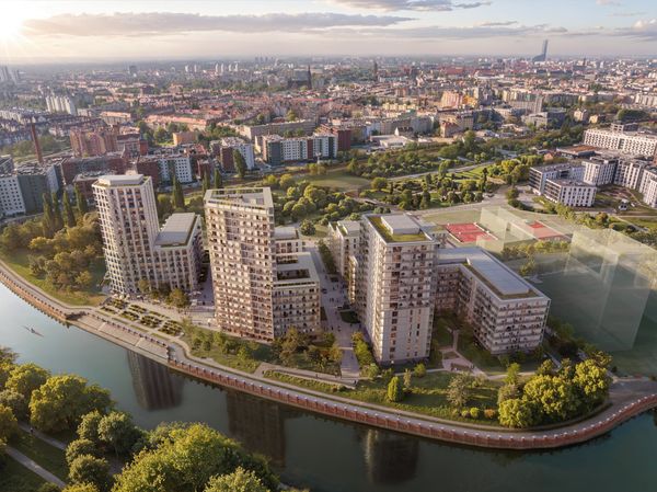 Rzut Bulwar Północny Budynek D - etap I - Mieszkanie na sprzedaż, Wrocław, Śródmieście, 1080084  PLN