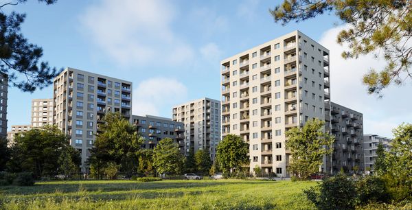Rzut Apartamenty Krakowska - Mieszkanie na sprzedaż, Wrocław, Krzyki