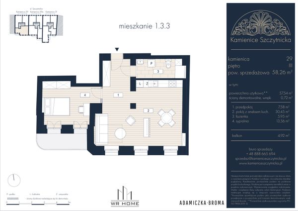 Rzut Kamienice Szczytnicka - 1.3.3