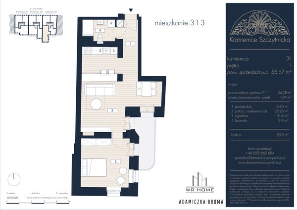 Rzut Kamienice Szczytnicka - 3.1.3