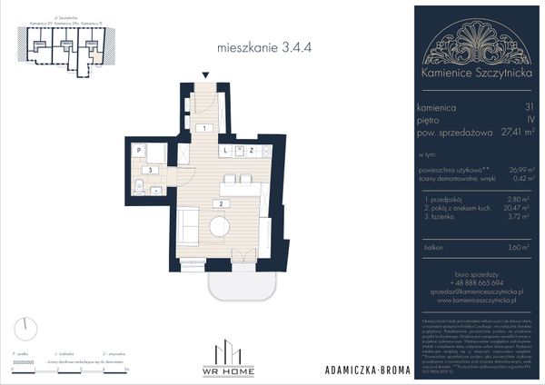 Rzut Kamienice Szczytnicka - 3.4.4