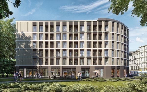 Rzut Budynek usługowo-mieszkalny, ul. Stawowa - Komercyjne lokal na sprzedaż, Wrocław, Stare Miasto