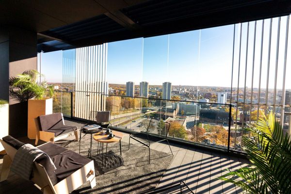 Rzut Pierwsza Dzielnica - Mieszkanie na sprzedaż, Katowice, Bogucice, 1261095  PLN