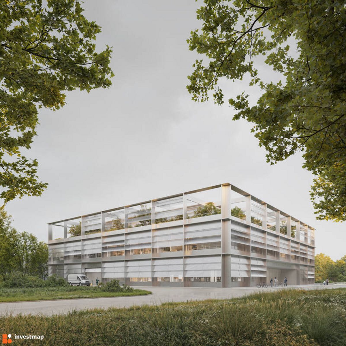 Wizualizacja Centrum Mikro Elektroniki, Mikro Systemów i Mikro Inżynierii dodał Wojciech Jenda