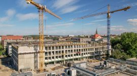 Powstające w Katowicach Śląskie Interdyscyplinarne Centrum Chemii nabiera kształtów [FILM+ZDJĘCIA+WIZUALIZACJE]