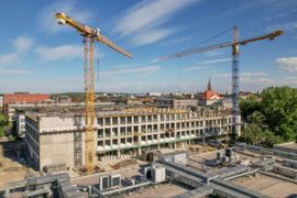 Powstające w Katowicach Śląskie Interdyscyplinarne Centrum Chemii nabiera kształtów [FILM+ZDJĘCIA+WIZUALIZACJE]