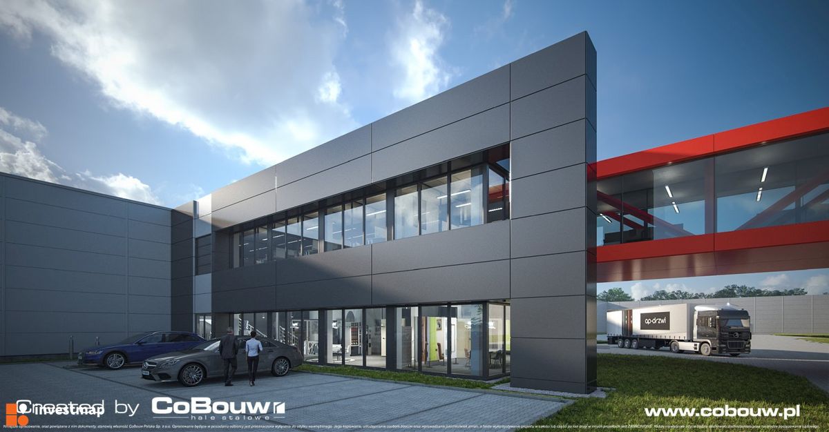 Wizualizacja [Stanowice] Hala produkcyjno-magazynowa Turenwerke 