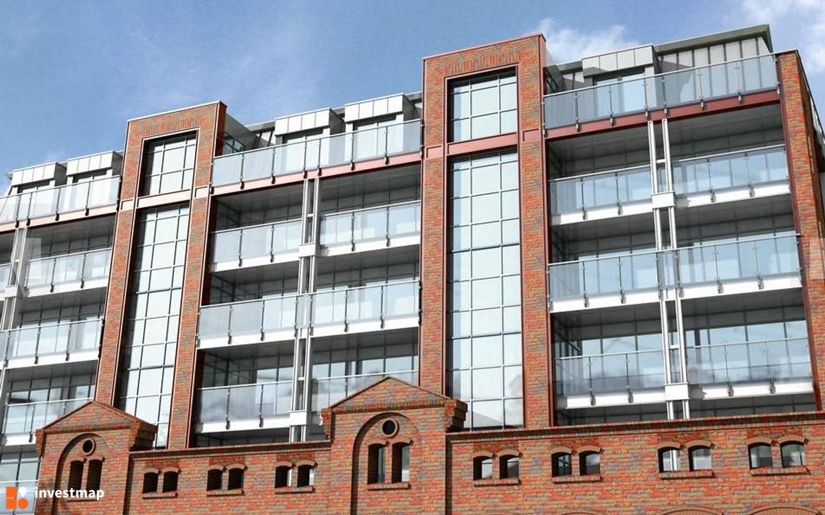 Wizualizacja Apartamentowce przy Krowiej 6 i Sierakowskiego 5 (Port Praski) 