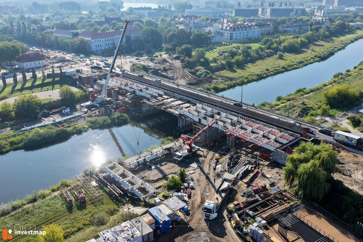 Zdjęcie Przebudowa mostu Chrobrego w Poznaniu fot. Orzech 