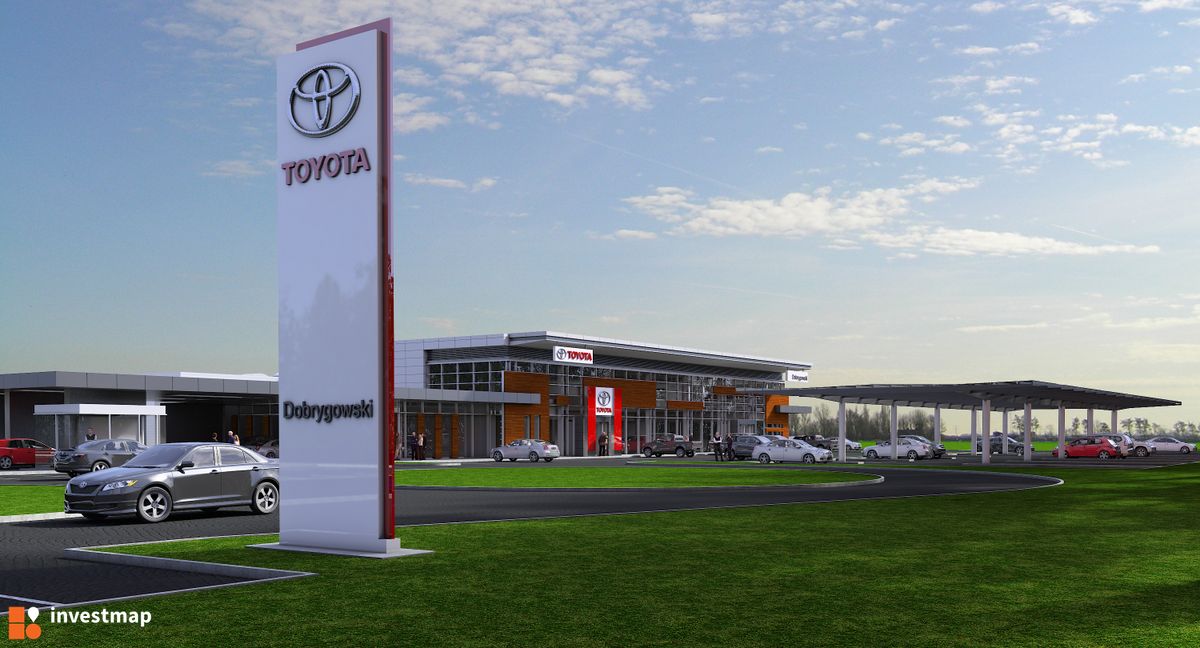 Wizualizacja [Długołęka] Salon samochodowy Toyota dodał Jan Augustynowski