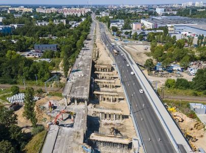 W Łodzi powstają nowe wiadukty i trwa modernizacja ulicy Przybyszewskiego [FILM + ZDJĘCIA]