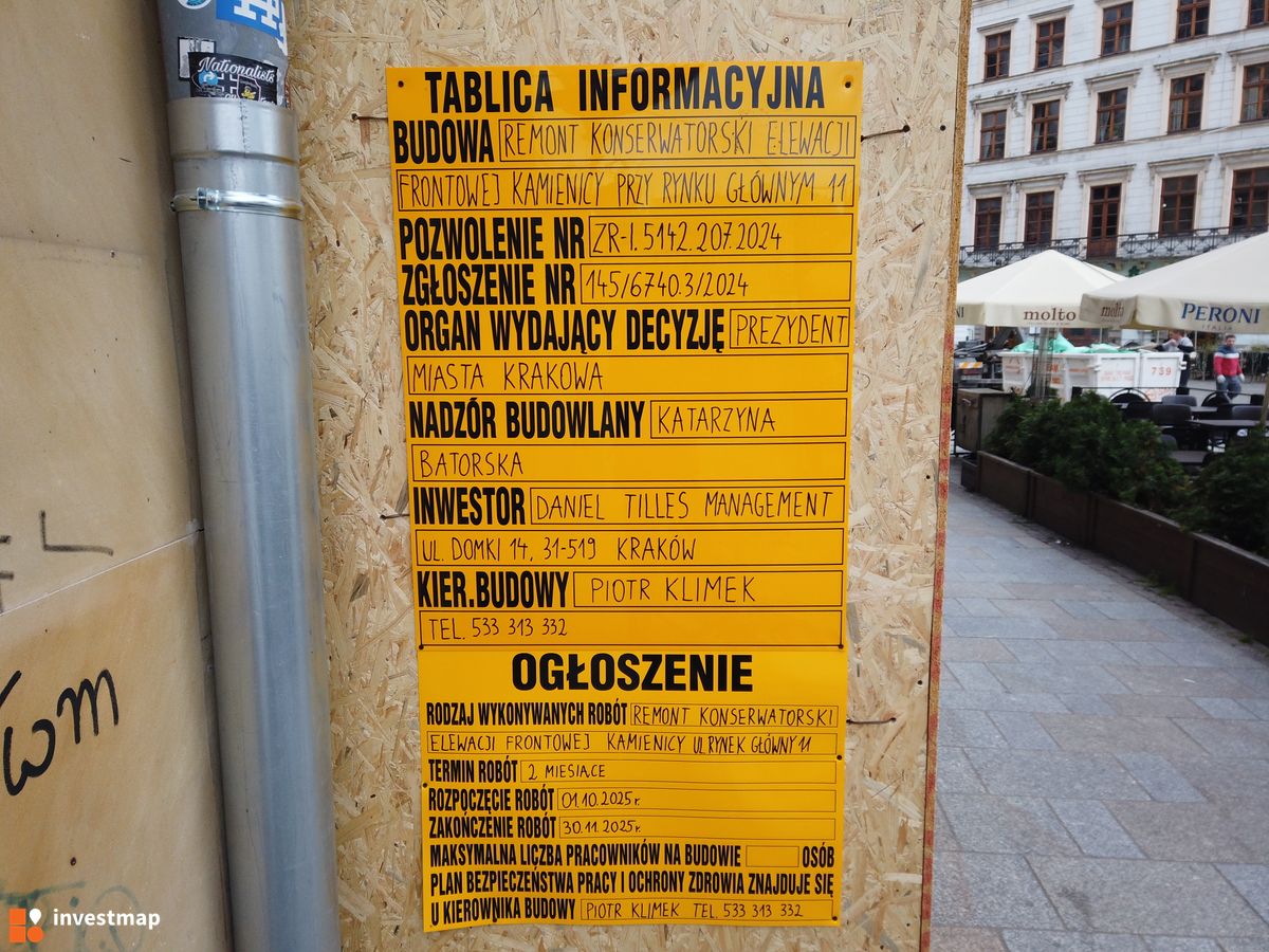 Zdjęcie Rynek Główny 11 fot. Damian Daraż 