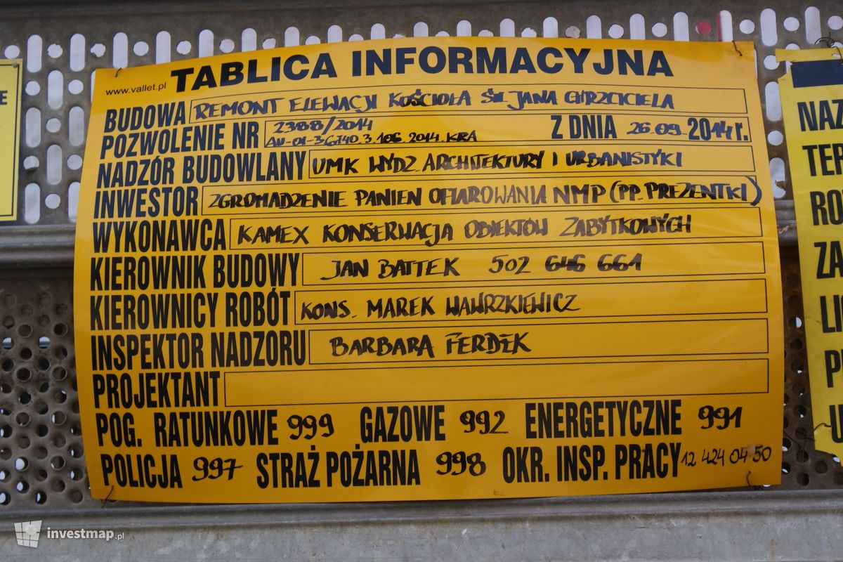 Zdjęcie [Kraków] Remont Elewacji Kościoła Św. Jana Chrzciciela, ul. Św. Jana 7 fot. Damian Daraż 