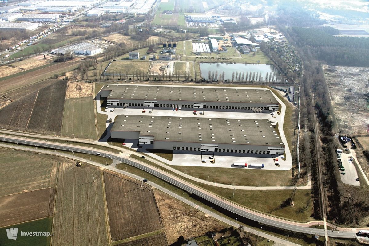Zdjęcie [Tychy] Centrum logistyczne "SEGRO Industrial Park Tychy" fot. Jan Hawełko 