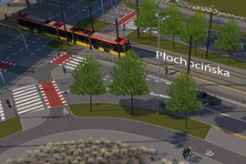 Jest wstępny plan budowy trasy tramwajowej przez Żerań na Tarchomin [MAPA + WIZUALIZACJE]