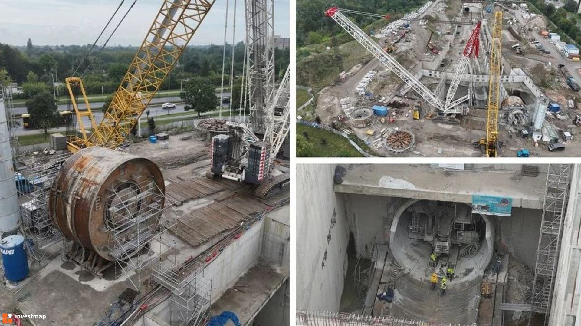 Tunel średnicowy pod Łodzią: Trwa demontaż tarczy Faustyna 