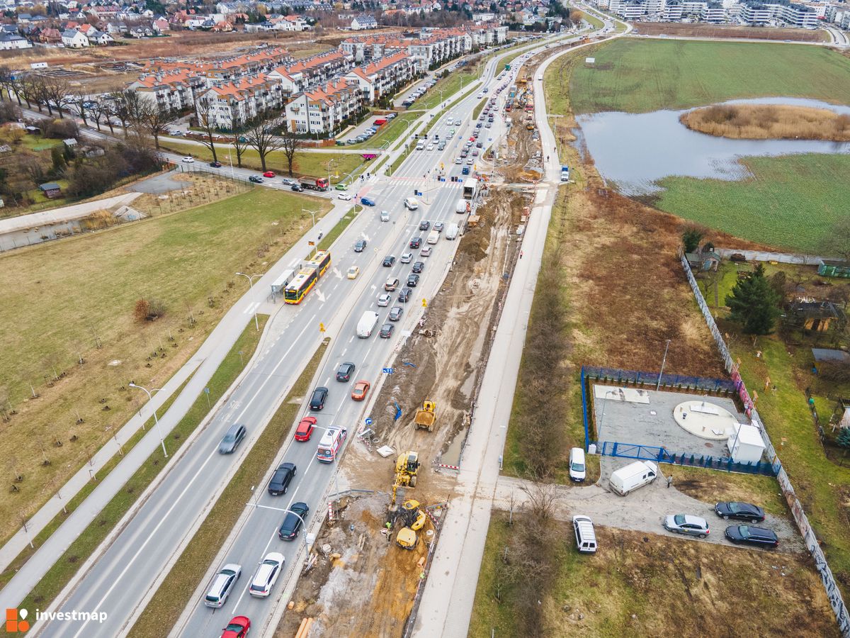 Zdjęcie Trasa tramwajowa na Jagodno fot. Jakub Zazula 