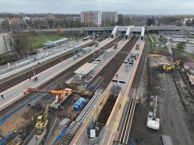 PKP PLK modernizują stację kolejową Warszawa Gdańska [FILM]